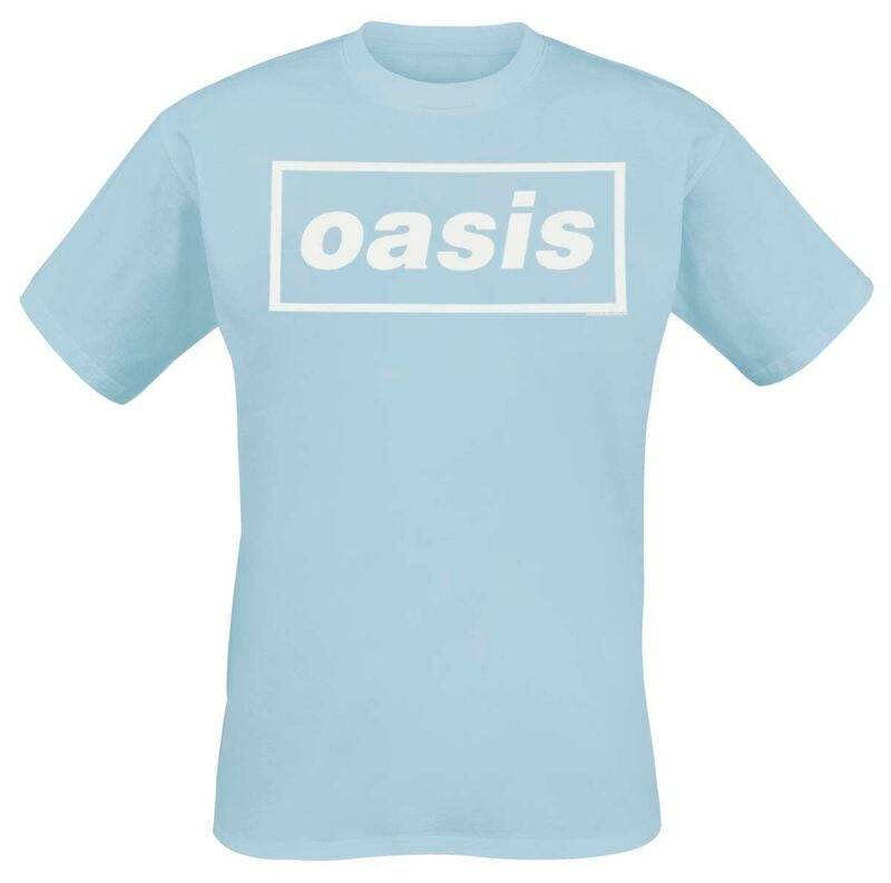 Oasis Decca Logo T-Shirt blau in XXL von Oasis