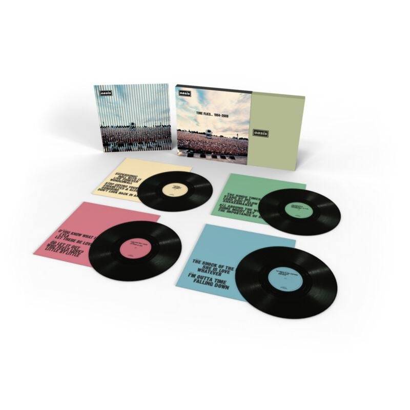 Oasis Time flies...1994-2009 (15th Anniversary - remastered) LP multicolor von Oasis