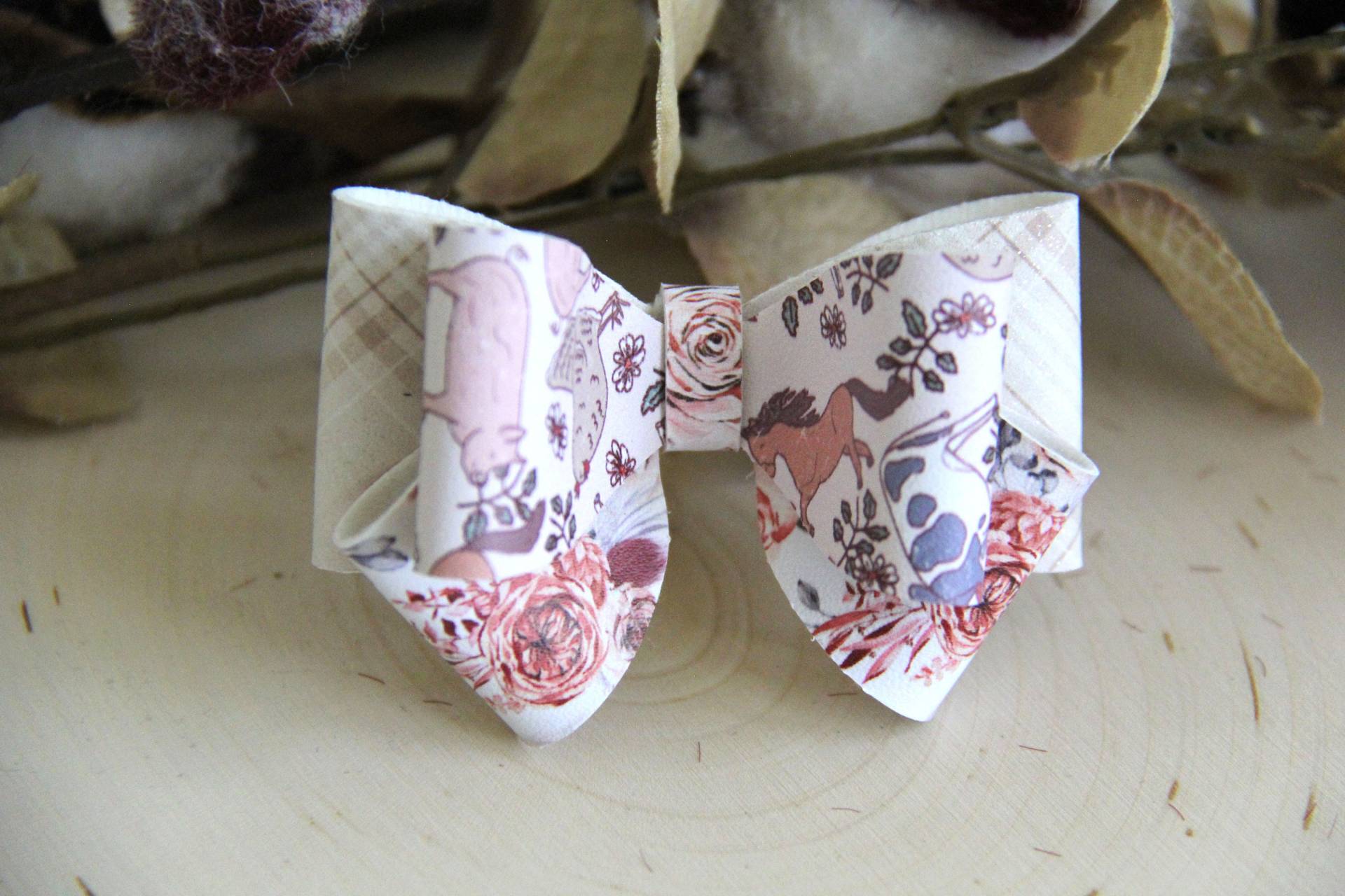 2, 5 "Fall Bauernhof Tier Blumen Bogen 2, 5 "Fall Bauernhof Tier Blumen Bogen von OasisCustomDesign
