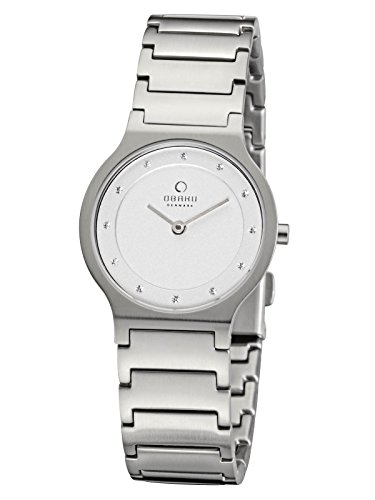 Obaku Denmark Flache Damenuhr mit Metallband V133LCISC1 von Obaku