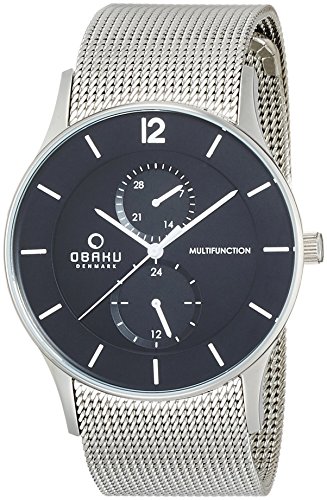 Obaku Denmark Herren-Armbanduhr XL Analog Quarz Edelstahl beschichtet V157GMCBMC Obaku Denmark Herren-Armbanduhr XL Analog Quarz Edelstahl beschichtet V157GMCBMC von Obaku