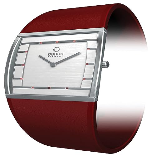 Obaku Unisex Analog Automatik Uhr mit Edelstahl Armband V102LCCRR-S von Obaku