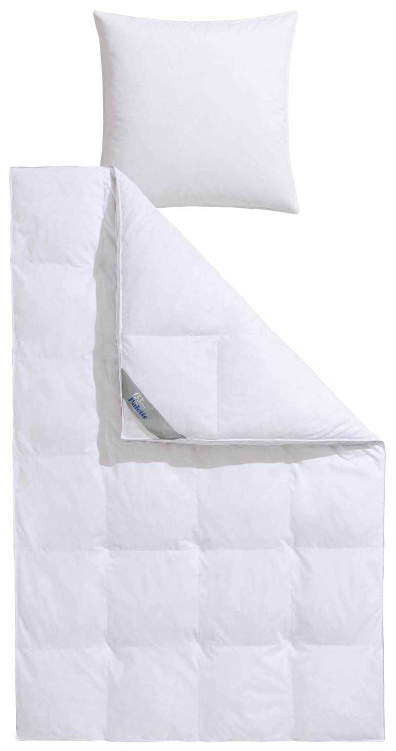 Balette Daunenbettdecke + Kopfkissen "Lena" In zwei Wärmeklassen, in Größe 135x200 cm & 155x220 cm erhältlich von Balette