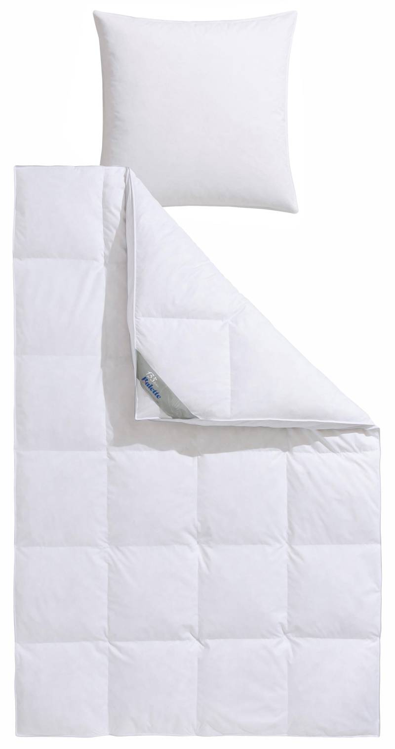 Balette Daunenbettdecke + Kopfkissen "Lena" In zwei Wärmeklassen, in Größe 135x200 cm & 155x220 cm erhältlich von Balette