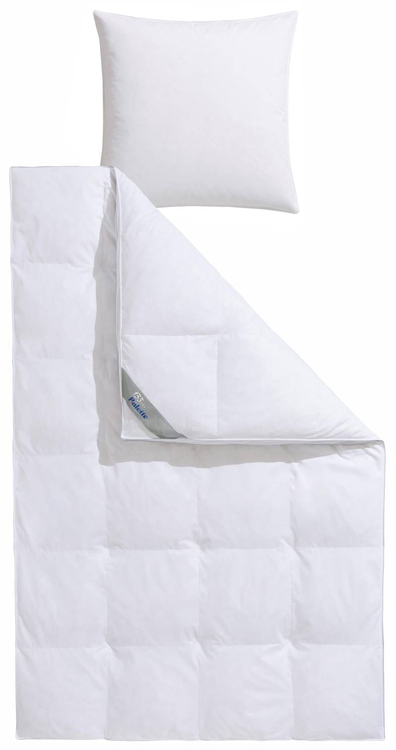 Balette Daunenbettdecke + Kopfkissen "Lena" In zwei Wärmeklassen, in Größe 135x200 cm & 155x220 cm erhältlich von Balette