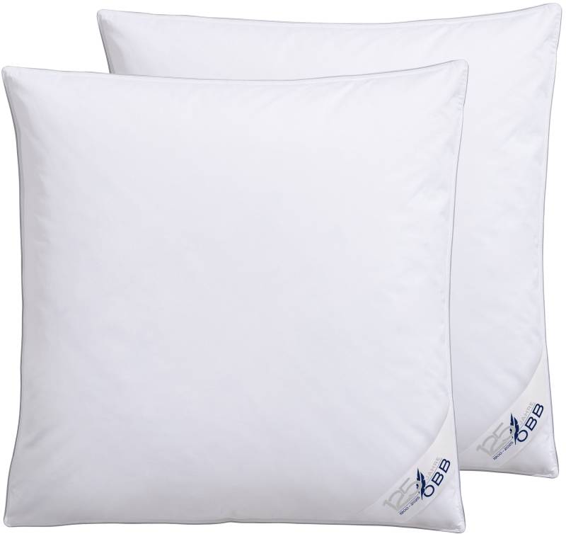 OBB Federkopfkissen "Edition 125 Jahre OBB" Füllung: 90 % Federn, 10 % Daunen Spar-Set, 2-tlg., 2 Stk. tlg. Federkopfkissen, Kissen-Set in 40x80 oder 80x80 cm erhältlich von Obb