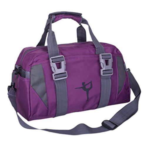 Tanz Duffle Taschen, Mädchen Sports Taschen, Kinder tippen Tanztasche für Frauen Mädchen Yoga Dance Jazz Ballett Hip Hop (lila) von Obelunrp