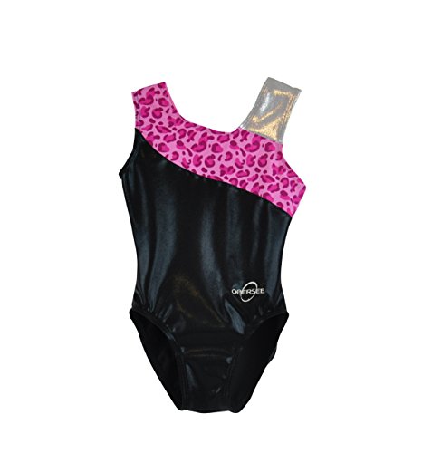 Obersee Mädchen O3gl043cl Turnanzug, Rosafarbener Leopard, Cl Child (8-10 Years) von Obersee