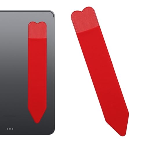 Bleistiftgriff | Tasche für Eingabestift für Handys, Halterung für Klebestift, tragbar für Handys und Tablets, rot, Unisex, Siehe Beschreibung von Obesntln