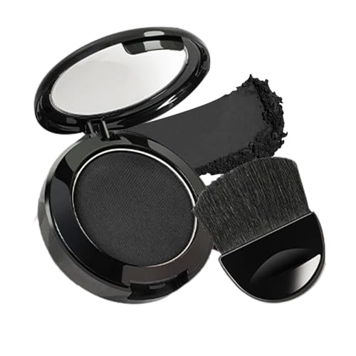 Haaransatzpuder – Dunkelbraune Ansatzabdeckung Haar-Concealer für dünner werdendes Haar, sofortiges Retuschieren, Kopfhaut-Shading-Puder | Langanhaltender in Dunkelbraun mit natürlichem Finish Männer von Obesntln