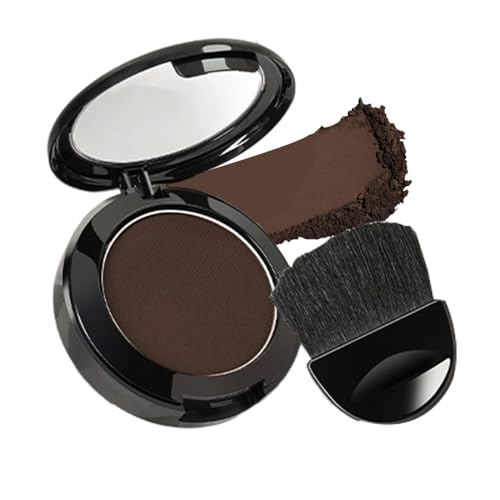 Haaransatzpuder – Schwarzer Haar-Concealer Ansatzpuder, Kopfhaut-Concealer-Make-up, sofort volleres Haar | Einfach anzuwendender schwarzer mit tragbarem Applikator für Frauen Unsichtbare Grau-Abdeckun Haaransatzpuder – Schwarzer Haar-Concealer Ansatzpuder, Kopfhaut-Concealer-Make-up, sofort volleres Haar | Einfach anzuwendender schwarzer mit tragbarem Applikator für Frauen Unsichtbare Grau-Abdeckun von Obesntln