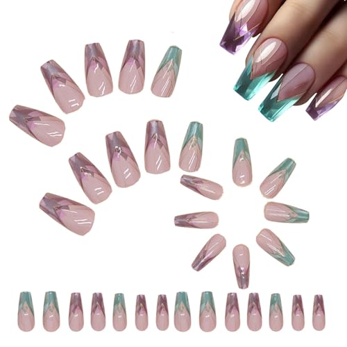 Künstliche Nägel, drücken Sie auf das Nagelset, vielseitige unregelmäßige falsche Nägel | Frauen drücken auf die Nägel, benutzerfreundliche falsche Nägel für Dates, Partys Künstliche Nägel, drücken Sie auf das Nagelset, vielseitige unregelmäßige falsche Nägel | Frauen drücken auf die Nägel, benutzerfreundliche falsche Nägel für Dates, Partys von Obesntln