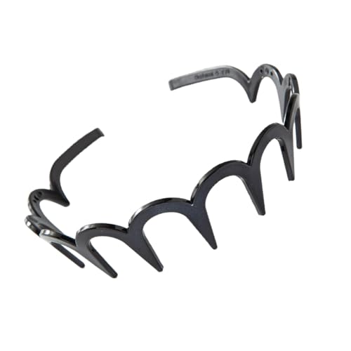 Modische Haarbänder, Stirnbänder für Frauen – Haarband in Z-Form, Haifischzähne, rutschfest, Zubehör zum Waschen des Gesichts, gewelltes Kamm-Kopfband für Modische Haarbänder, Stirnbänder für Frauen – Haarband in Z-Form, Haifischzähne, rutschfest, Zubehör zum Waschen des Gesichts, gewelltes Kamm-Kopfband für von Obesntln