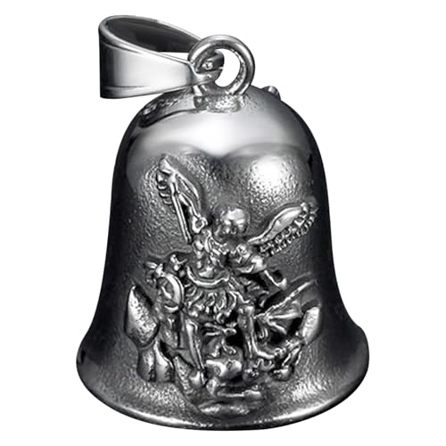 Biker Angel Bell, Engel Bell | Kleine Glocke | Motorradglocke für Männer, Exorzismus Motorradglocke für Männer und Frauen, Biker-Zubehör von Obesntln