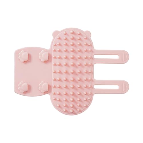 Obesntln Kitzelkamm Haustierbürste | Haustier-Katzenkratzkamm aus Silikon – Katzenrückenkratzer Eckbürste mit Gummiband für Katzenkrabbeln, Tischbeine und Katzenbäume von Obesntln