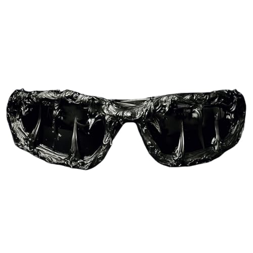 Obesntln Y2K Wrap Sonnenbrille, Halloween-Sonnenbrille | Drip Glue Sonnenbrille, handgefertigt, Wrap-Around, cooles Mode-Accessoire, modische Sonnenbrille für, Schwarz , Se référer au descriptif Obesntln Y2K Wrap Sonnenbrille, Halloween-Sonnenbrille | Drip Glue Sonnenbrille, handgefertigt, Wrap-Around, cooles Mode-Accessoire, modische Sonnenbrille für, Schwarz , Se référer au descriptif von Obesntln