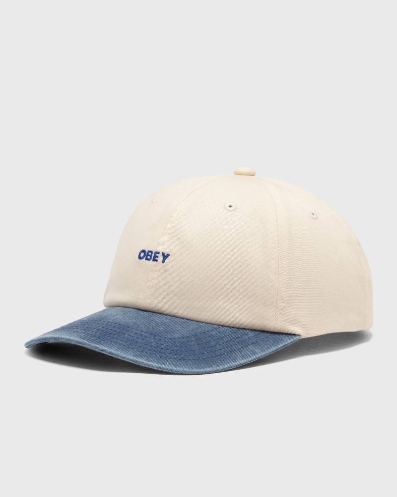 Obey 2 TONE BOLD 6 PANEL STRAPBACK men Caps blue|beige in Größe:ONE SIZE von Obey