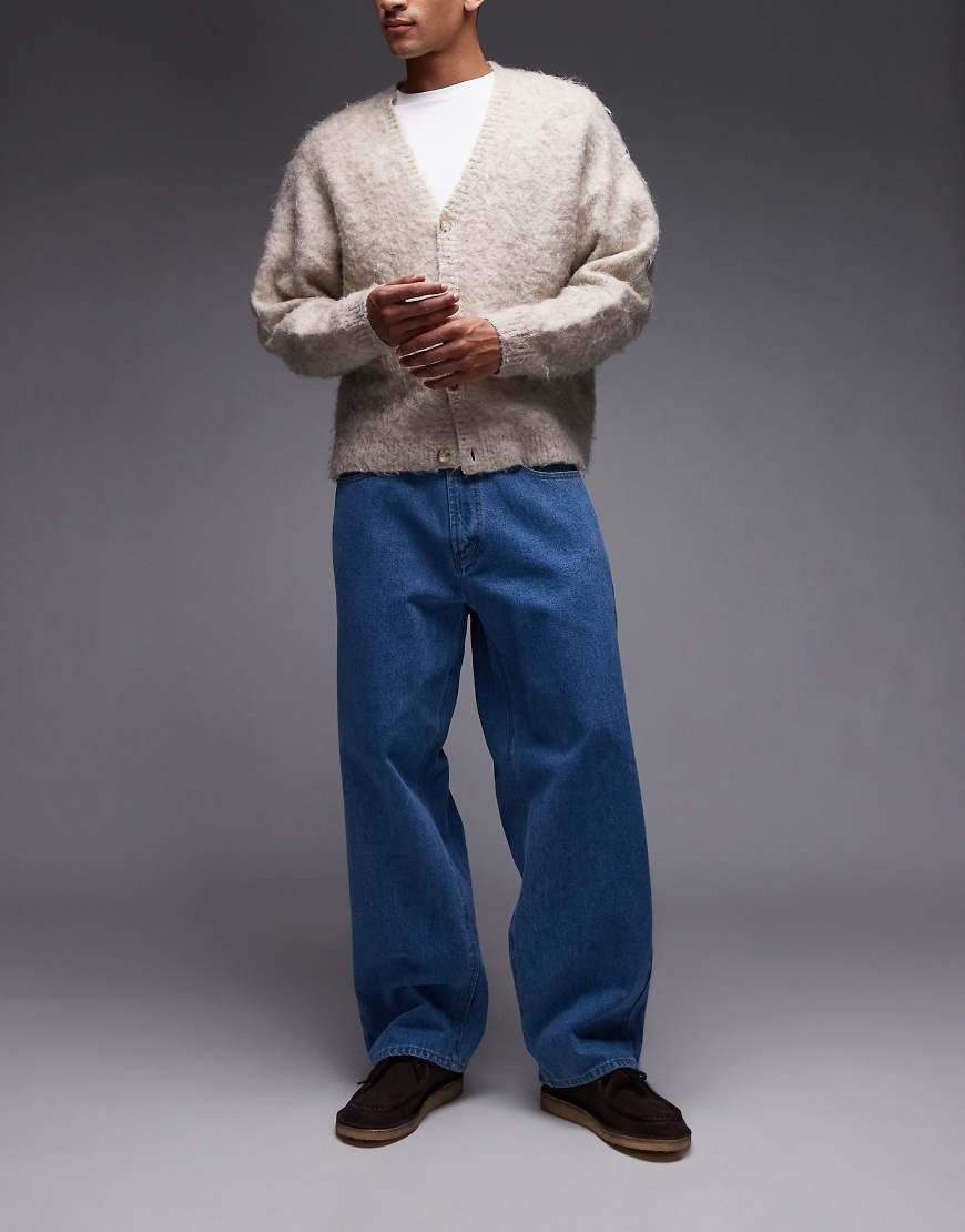 Obey - Bigwig - Weite Denim-Jeans in mittelblauer Waschung von Obey