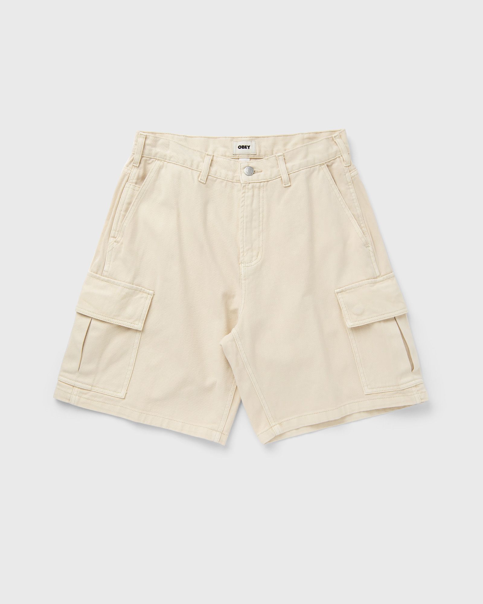 Obey Bigwig baggy denim cargo short men Cargo Shorts beige in Größe:L von Obey