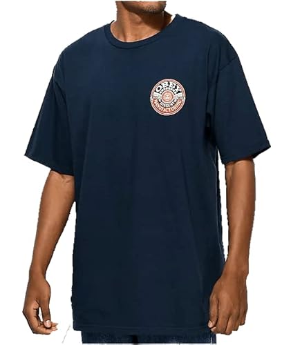 Obey Creative Coalition T-Shirt Herren (M, Blau) von Obey