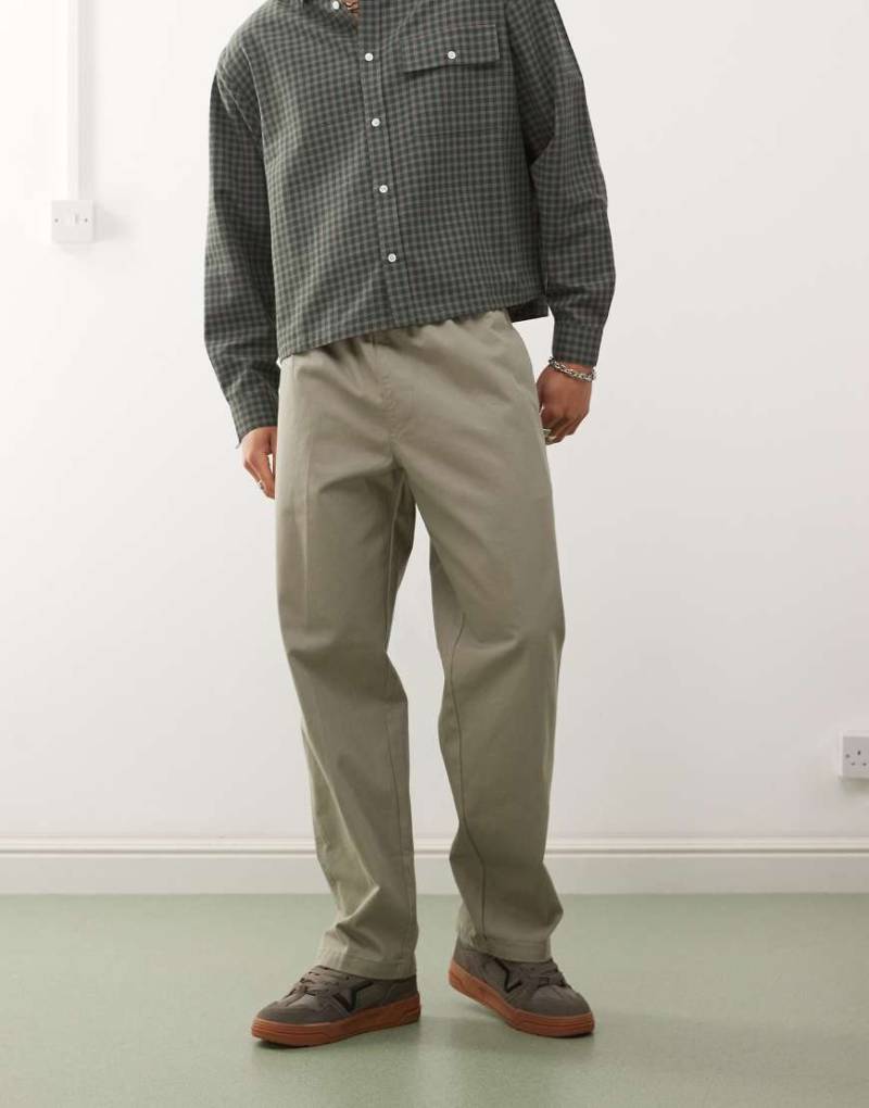 Obey - Easy - Twill-Hose in getrocknetem Salbeigrün von Obey