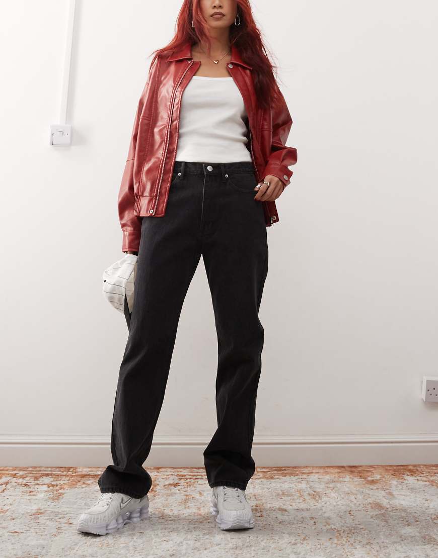 Obey - Everyday - Schmale 5-Pocket-Jeans in verblasstem Schwarz Obey - Everyday - Schmale 5-Pocket-Jeans in verblasstem Schwarz von Obey