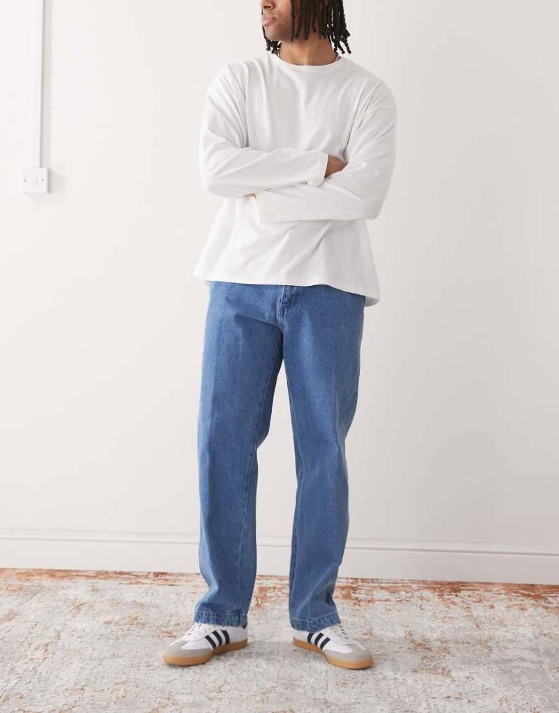 Obey - Hardwork - Carpenter-Jeans in hellem Indigo-Blau von Obey