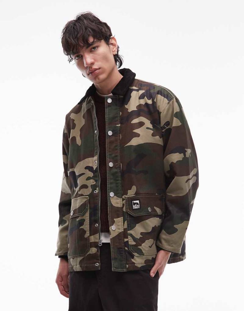 Obey - Norton - Barn-Jacke mit Military-Muster-Bunt von Obey