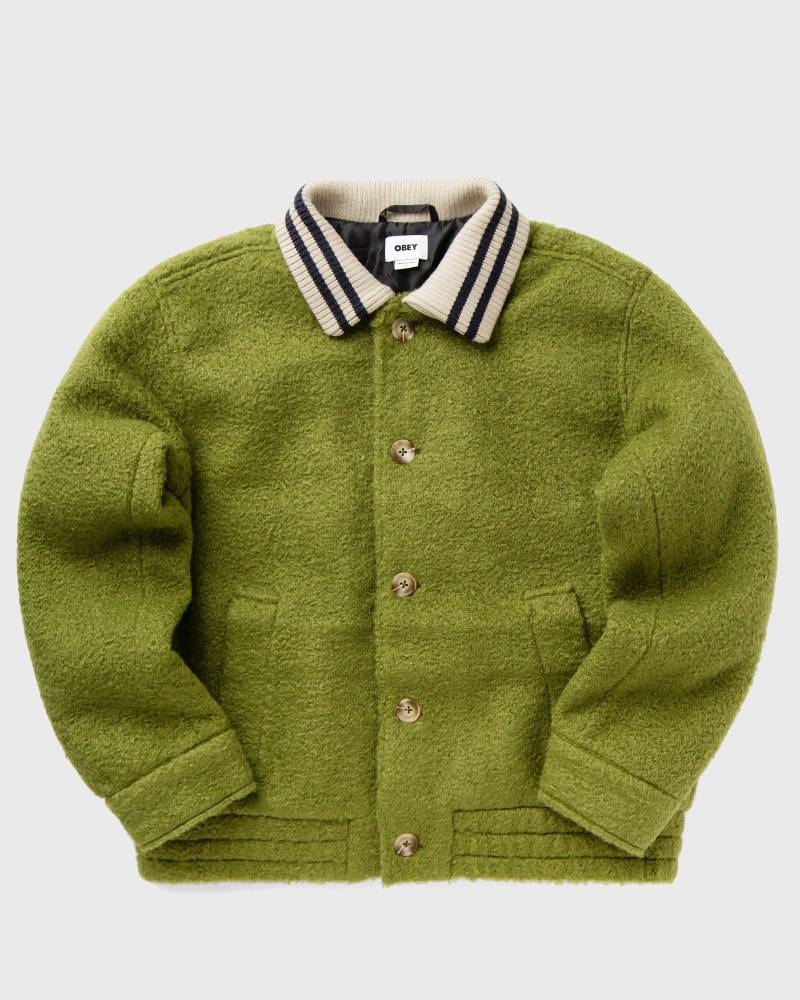 Obey Saunders blouson jacket men Bomber Jackets green in Größe:L von Obey