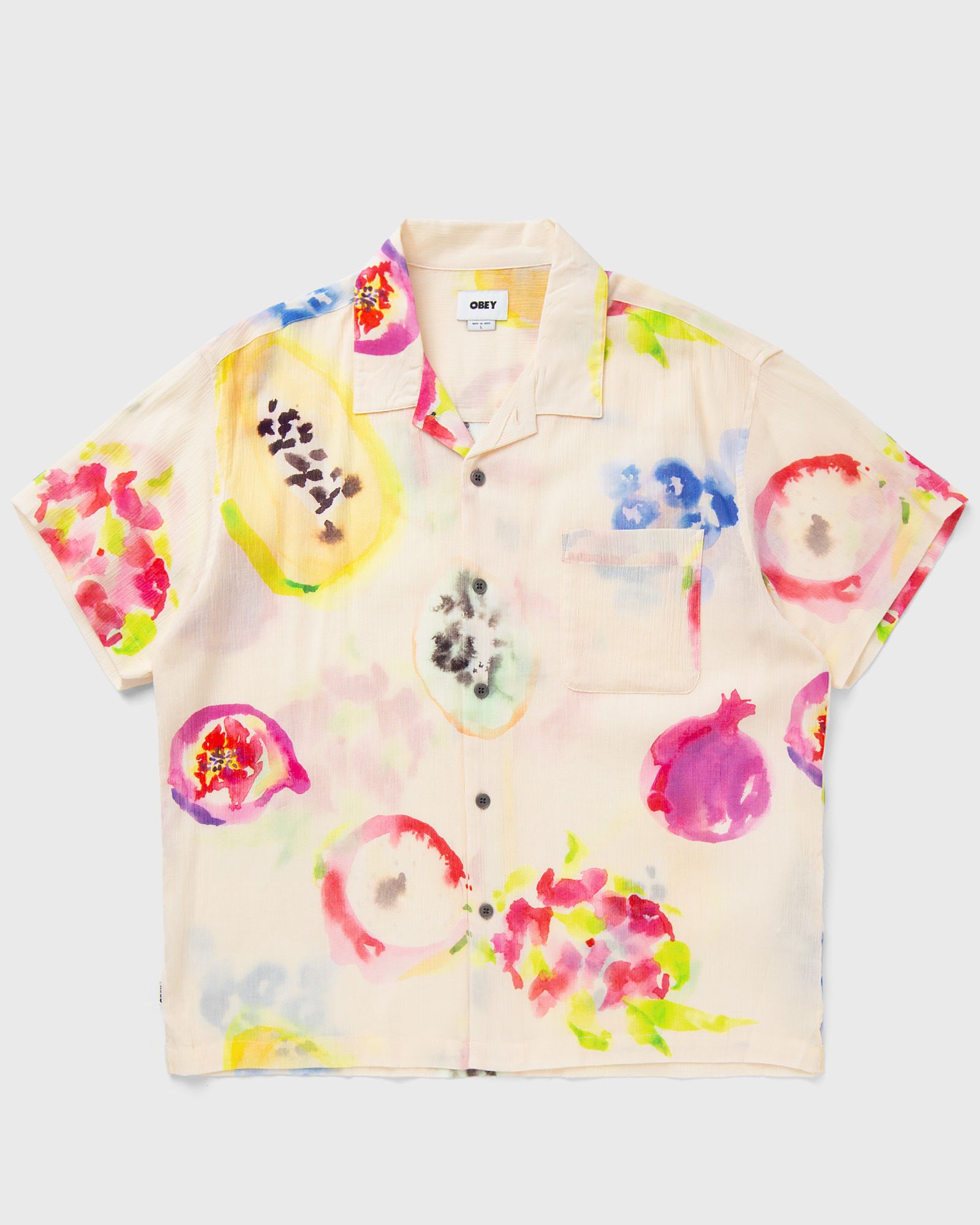 Obey Soft fruits woven men Shortsleeves multi in Größe:M von Obey