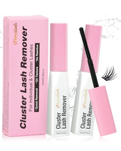 Obeyalash Lash Remover 10ml/0.35oz Wimpern Remover Wimpern Extensions Entferner for Cluster Lashes Glue Geringe Irritation Wimpernkleber Entferner öl Textur Sanft Beruhigend Pflegend (2pcs) von Obeyalash