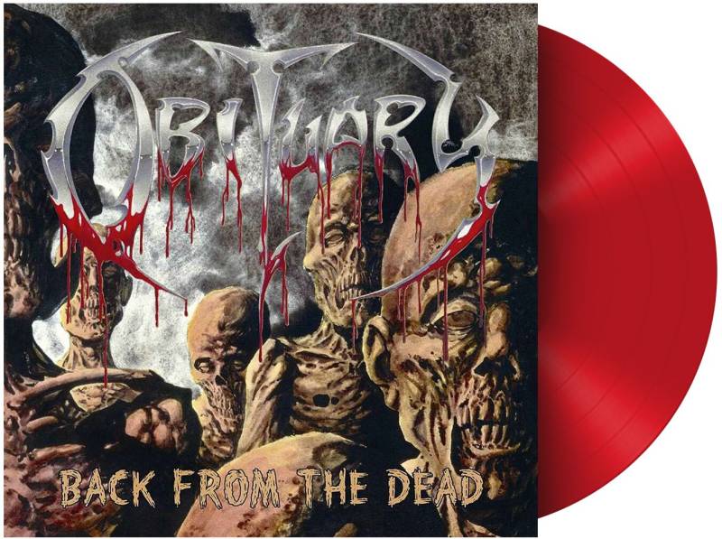 Obituary Back from the dead LP rot von Obituary