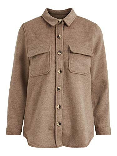 OBJECT Female Jacke Oversize Wollmischfaser Objvera Owen L/S Jacket Noos fossil 40 OBJECT Female Jacke Oversize Wollmischfaser Objvera Owen L/S Jacket Noos fossil 40 von Object