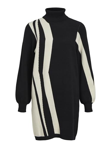 OBJRAY L/S Knit Rollneck Dress AOP NOOS von Object