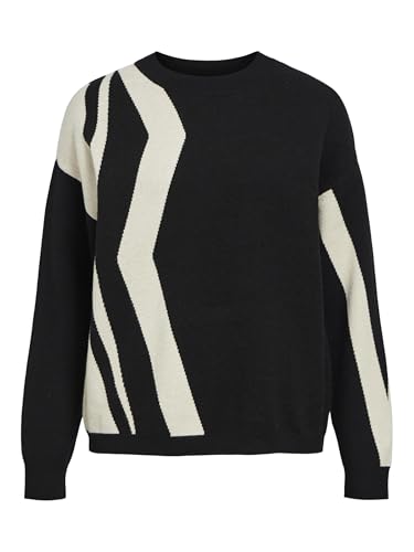 OBJRAY LO L/S Knit Pullover AOP NOOS von Object