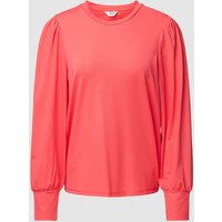 Object Blusenshirt aus Viskose-Mix mit Rundhalsausschnitt Modell 'Caroline' in Pink, Größe 38 von Object