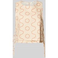 Object Cropped Leinenbluse mit seitlichen Schnürungen Modell 'CHANG' in Beige, Größe 42 Object Cropped Leinenbluse mit seitlichen Schnürungen Modell 'CHANG' in Beige, Größe 42 von Object