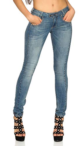 Object UP-C OBL 319 Jeans Hose Damen Blau W25 W26 W27 W28 W29 W30 W31 W32 W33 (W28/L34) von Object