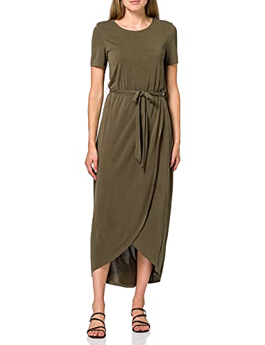 Object Damen OBJANNIE Nadia S/S Dress NOOS Kleid, Forest Night, M von Object