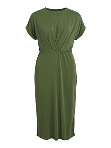 Object Damen Objannie New S/S Dress Noos Kleid, Vineyard Green, M EU von Object