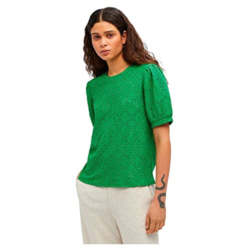 Object Damen Objfeodora S/S Top Noos T-Shirt, Fern Green, L EU von Object