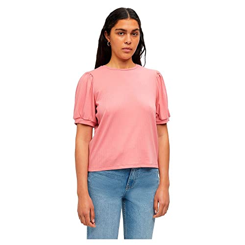 Object Damen Objjamie S/S Top Noos T-Shirt, Brandied Apricot, L EU Object Damen Objjamie S/S Top Noos T-Shirt, Brandied Apricot, L EU von Object