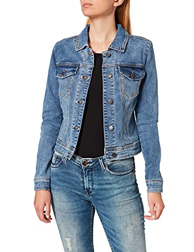 OBJECT Damen Objwin New Denim Jacket Noos, Medium Blue Denim,34 von Object