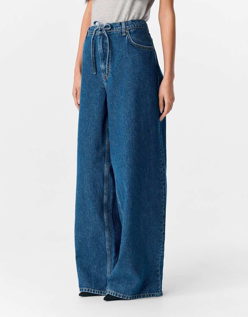 Object - Denim-Jeans in Mittelblau Object - Denim-Jeans in Mittelblau von Object