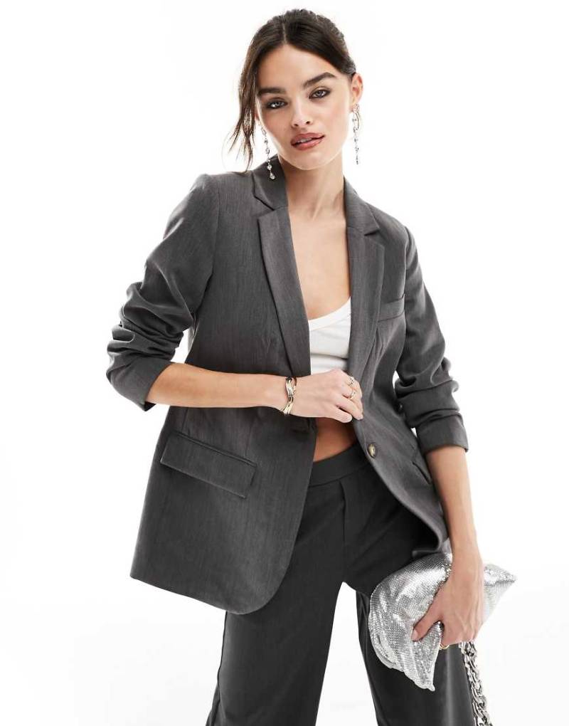 Object - Eleganter Blazer in Grau, Kombiteil von Object