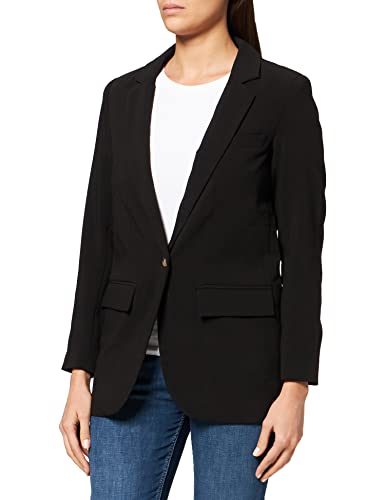 Object Damen Objsigrid L/S Noos L ssiger Business Blazer, Schwarz, 34 EU von Object