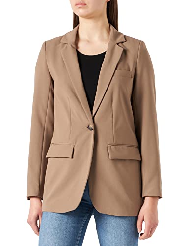 Object Damen Objsigrid L/S Noos Blazer, Fossil, 38 EU von Object