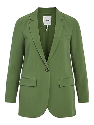 OBJECT Female Blazer Einreihig, 23035737, Artichoke Green 2, 36 von Object