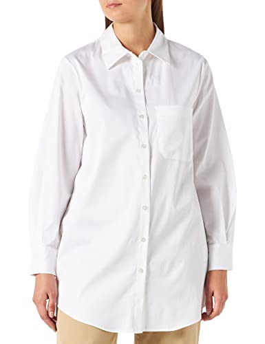 Object Damen Objroxa L/S Long Shirt Noos Bluse, Weiß, 36 EU von Object