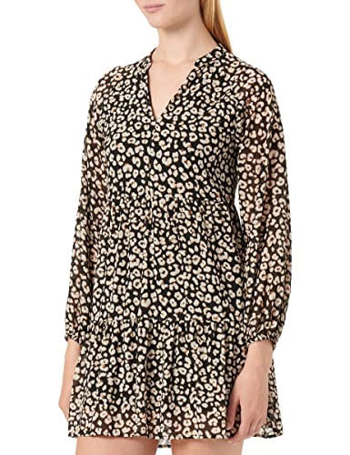 OBJECT Female Kleid in Knielänge Langärmelig, 23035512, Black 3 von Object